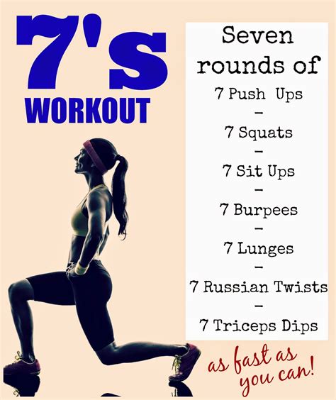 Sevens Workout Amazing Quick At Home Workout Tone And