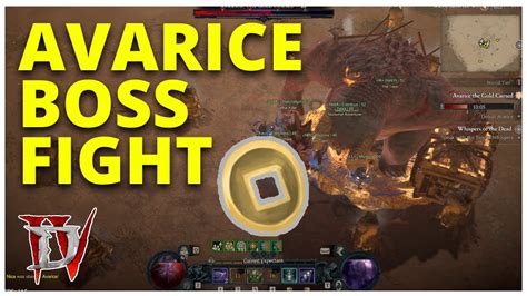 Avarice The Gold Cursed World Boss Fight Diablo 4 Youtube