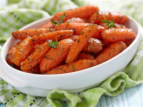 Herb Roasted Carrots With Mustard Recipe And Nutrition Eat This Much