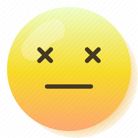 Dead Emoji Emoticon Smile Smiley Icon Download On Iconfinder