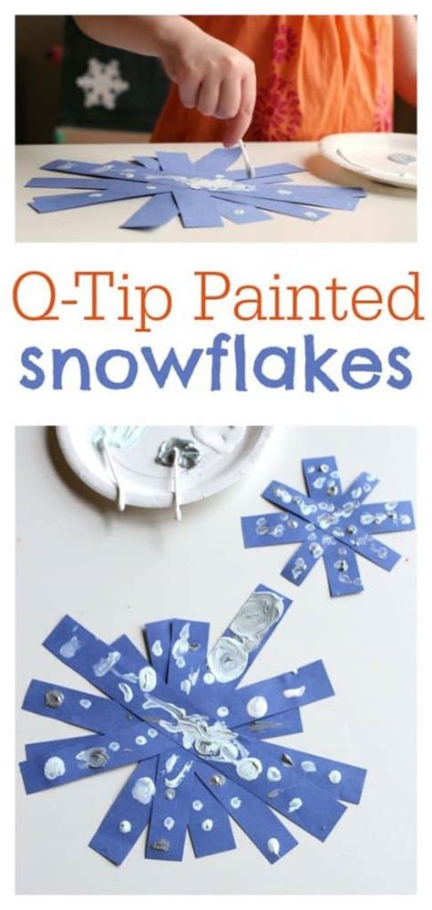 21 Super Easy Snowflake Crafts For Kids To Make This Winter