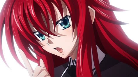 Ilustración De Personaje De Anime De Pelo Rojo Highschool Dxd Gremory