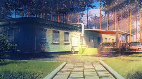 Wallpaper Anime House Arsenixc Cottage Everlasting Summer Home