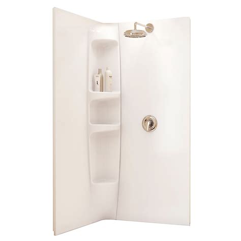 Maax Olympia 2 Piece Shower Wall Kit In White The Home