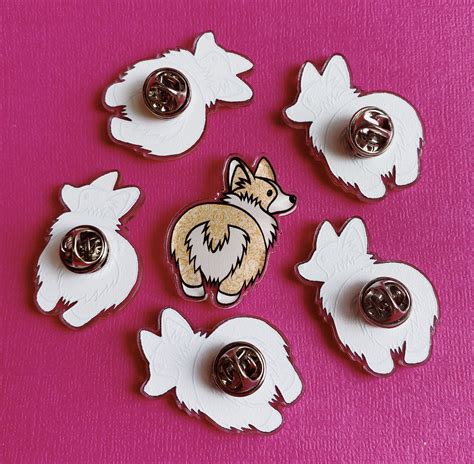 Corgi Acrylic Pin