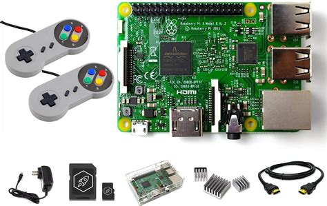 Raspberry Pi 3 Retro Gaming Kit With Usb Gamepads For