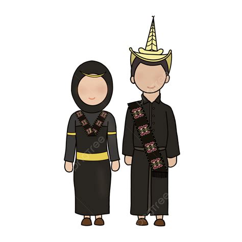 삽화 일러스트 전통 복장 동쪽 누사 텡가라 인도네시아 삽화 전통 복장 인도네시아 Png 일러스트 및 Psd 이미지 무료