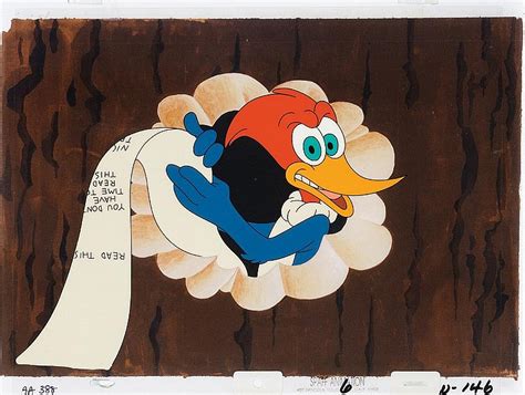 Original Production Cel Of Woody Woodpecker From Academy A