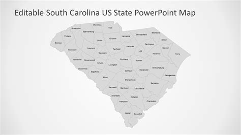 South Carolina Us State Powerpoint Map Slidemodel