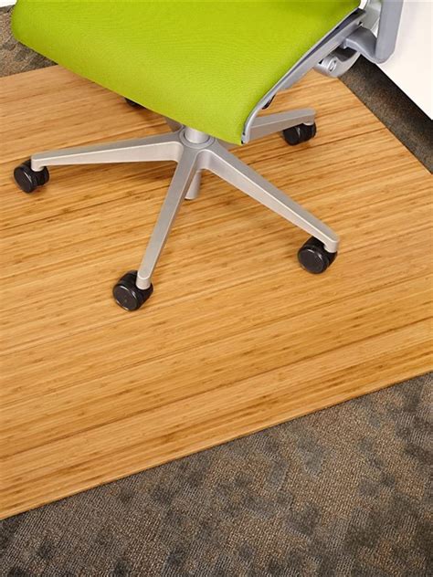 bamboo floor mat for office chair flooring house
