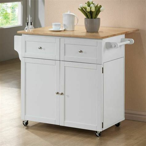 Favorite this post may 24 modern bar rolling cart kitchen island metal glass storage side table Wildon Home ® Carol Kitchen Island with Butcher Block Top ...
