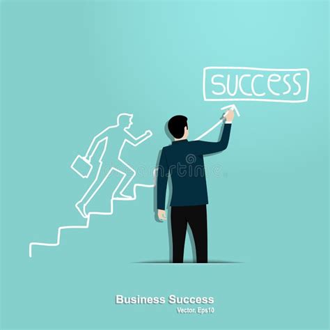Business Success Concept Stock Vector Illustration Of Ladder 152562535