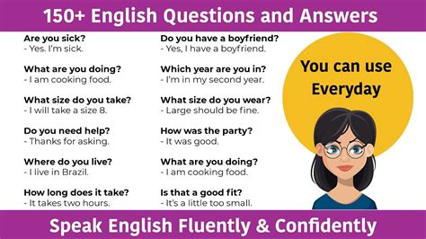 150 English Questions And Answers Speak English Fluently