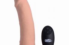 inflatable vibrating dildo rechargeable swell 7x vanilla dildos suction insertable