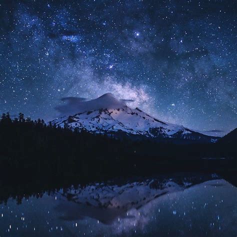 Andrew Studer On Instagram “the Milkyway Galaxy Rises Over Mount Hood