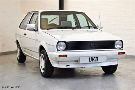 Vw Volkswagen Polo Mk2 13 Boulevard Coupe White 1985 Sold Car And