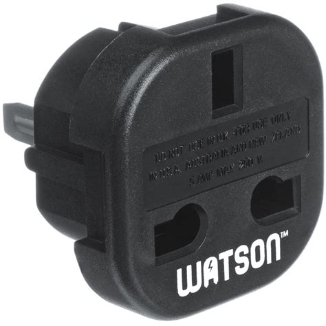 Watson Adapter Plug 3 Prong Uk Type G To 2 Prong Ap Gb Usa