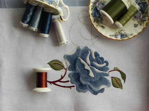 Machine Embroidery Satin Stitch Вышивка