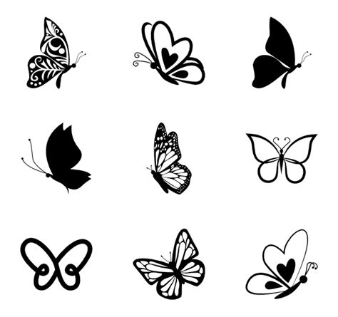 Simple Butterfly Vector At Collection Of Simple