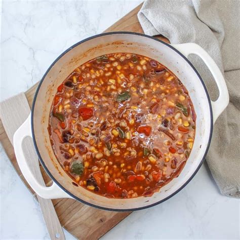 Easy Mexican Bean Stew Noble Veggies