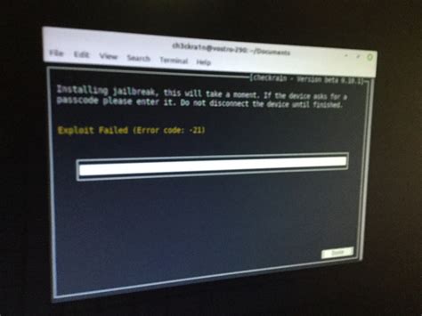 Ipad Pro Error 21 Exploit Failed · Issue 1348 · Checkra1n