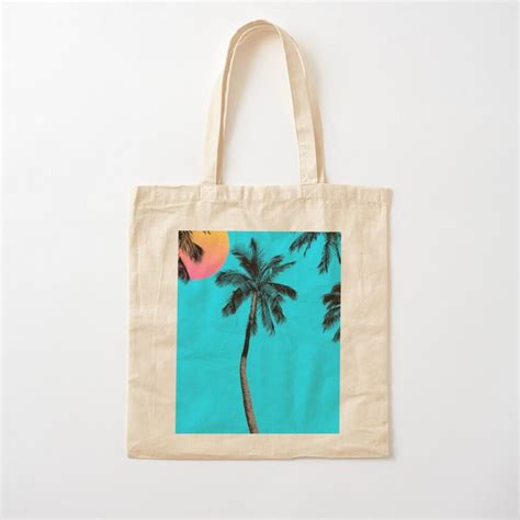 Palm Trees In The Tropics Tote Bag By Devinswy Tote Bag Printed Tote