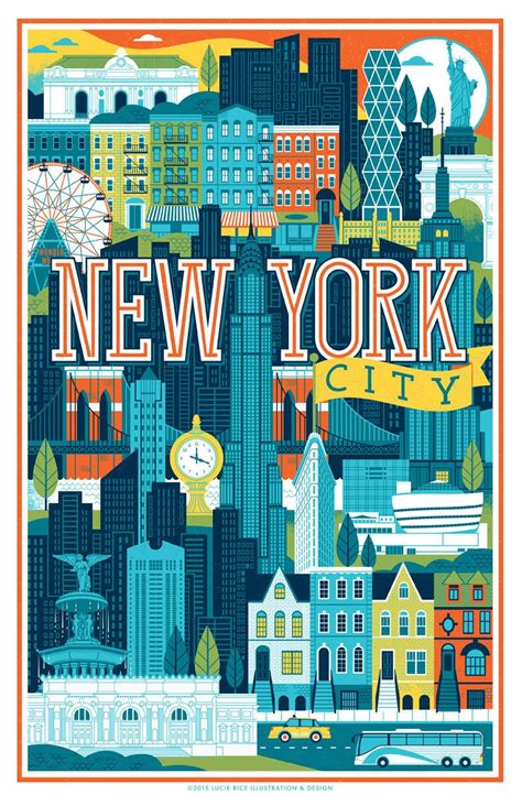 New York City Poster Etsy Живопись Рисунки