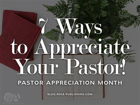 7 Ways To Appreciate Your Pastor Pastor Appreciation Day Pastors