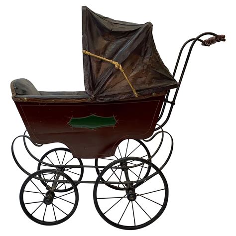 Mid 19th Century Baby Carriage Stroller By F A Whitney Leominster