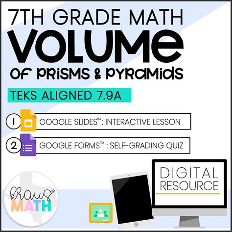 Ditch the usual pen and paper exercises and make learning each topic exciting by letting them play various games that correspond to the topic. 7th Grade Math Volume (7.9A) | Digital Resource | 7th ...