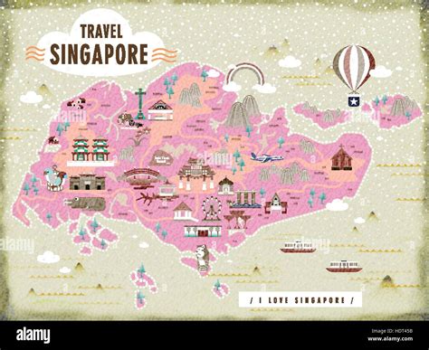 Map Of Singapore Tourist Attractions And Monuments Of Vrogue Co