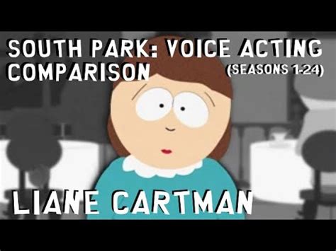 South Park Voice Acting Comparison Liane Cartman Seasons Youtube