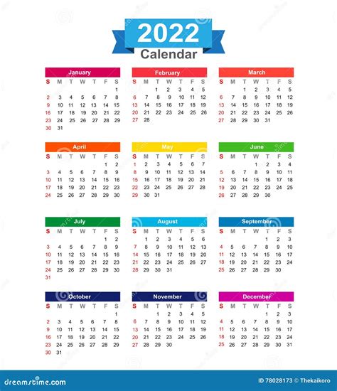 Calendario 2022 Para Imprimir Gratis Word 2022 Spain