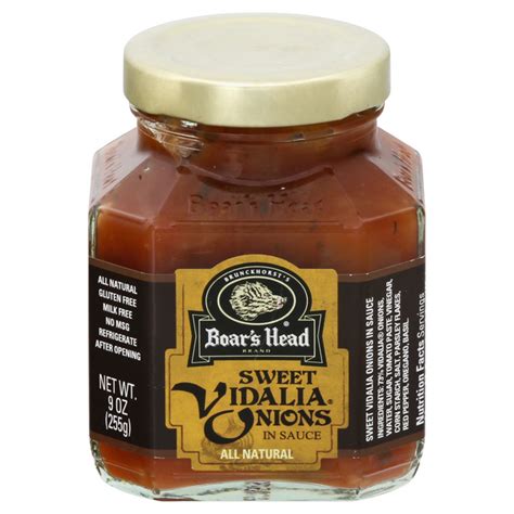 Save On Boars Head Sweet Vidalia Onions In Sauce All Natural Order