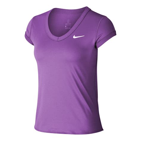 Buy Nike Court Dry T Shirt Women Violet White Online Tennis Point Uk