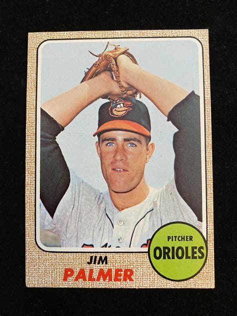 Lot Vgex 1968 Topps Jim Palmer 575 Baseball Card Hof Baltimore Orioles