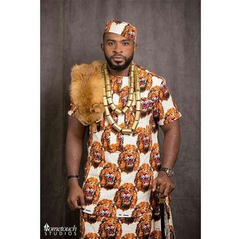 Isi Agu Nigeria Native Attire For Men Igbo Formal Color Size Lupon