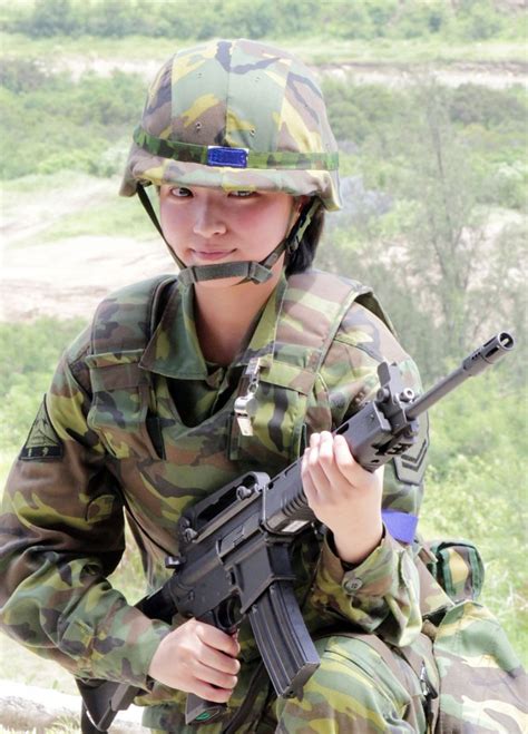 Taiwanese Female Soldier Pr China Image Females In