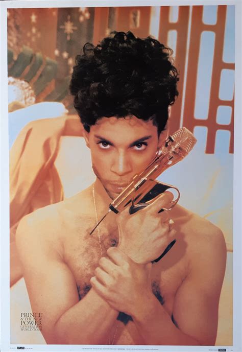Prince And The New Power Generation World Tour Maxi Poster Blockmount