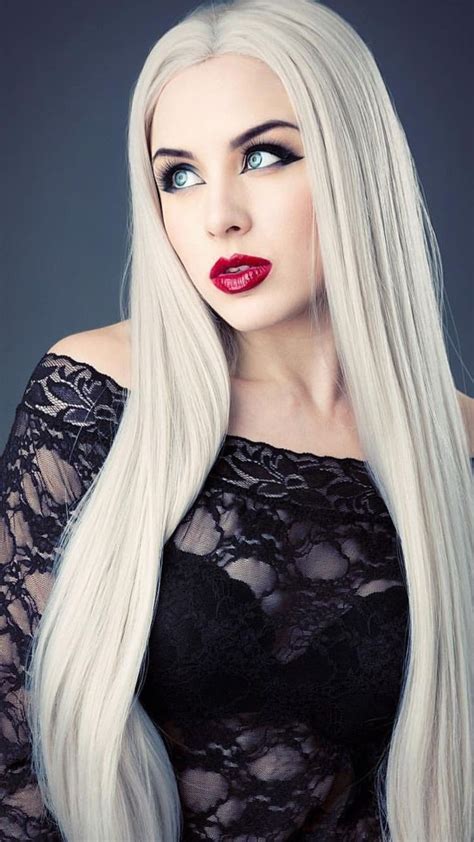 Épinglé Par Juergen Boos Sur Frauen Beauties ♡♡ Blondhaarig Blondinnen Blond Goth Belles