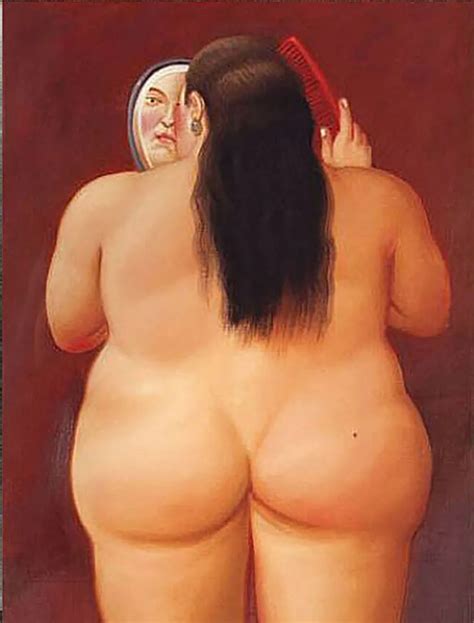 Fat Nude Girl Pintura Al Óleo Sobre Lienzo Decoración Para El Hogar