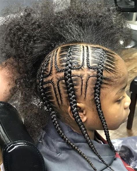 You can easily do these 27 box braids for your kids. NO DMs on Instagram: "Who wants a son? 😍" | Mens braids ...