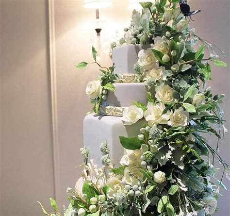 sugar flower wedding cake cake by alex narramore the cakesdecor