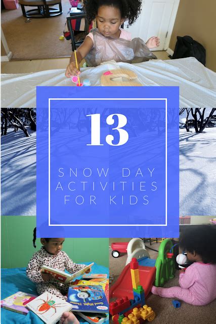 13 Snow Day Activities For Kids Nesheaholic