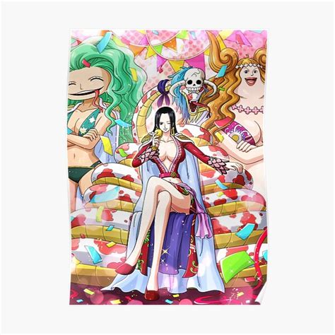 Boa Hancock One Piece Poster By Two Piece Redbubble