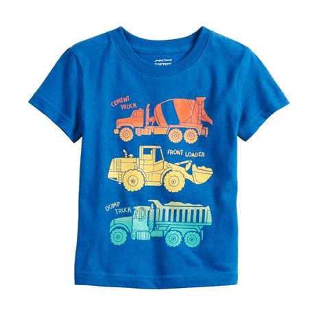 Toddler Boy Jumping Beans® Front And Back Truck Graphic Tee Toddler