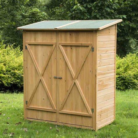 Outdoor Storage Cabinet Wood Home Furniture Design
