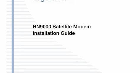 Hn9000 Satellite Modem Installation Guide