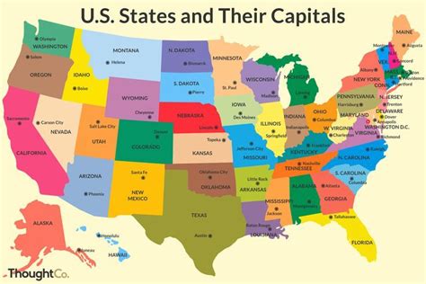 Can You Name All 50 State Capitals States And Capitals Fifty States