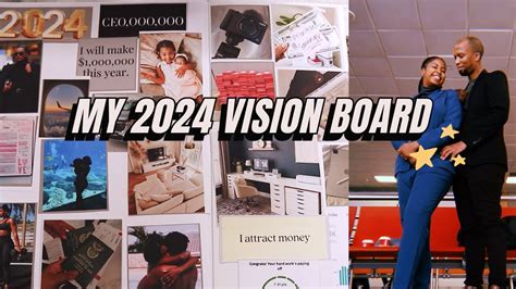 2024 Vision Board New Year Planning Goal Setting YouTube